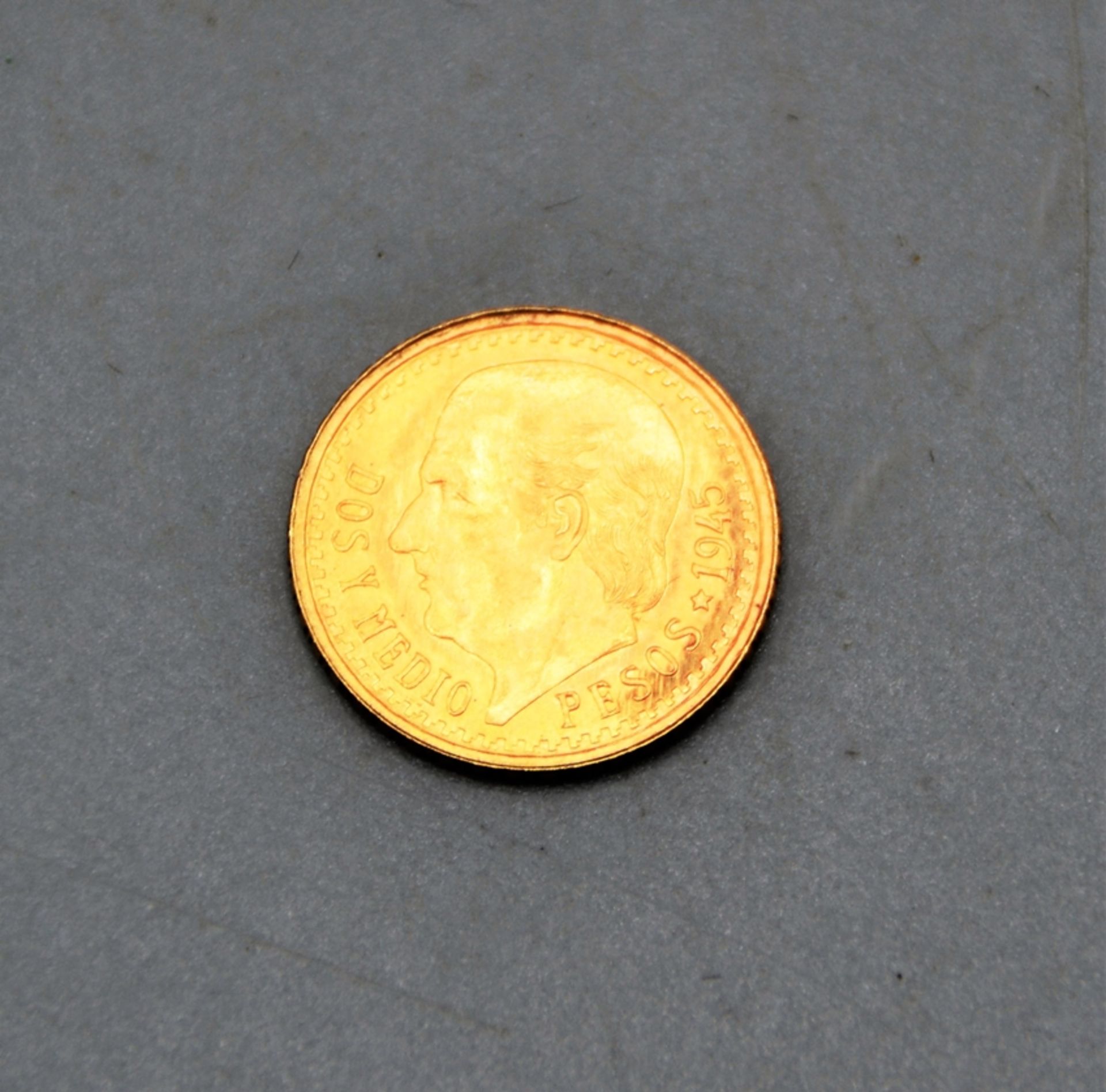 2,5 Pesos 1945 Gold Centenario Mexiko