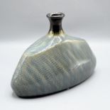 Keramik Vase Flasche, schöne Handarbeit, ca. 24 x 17 cm
