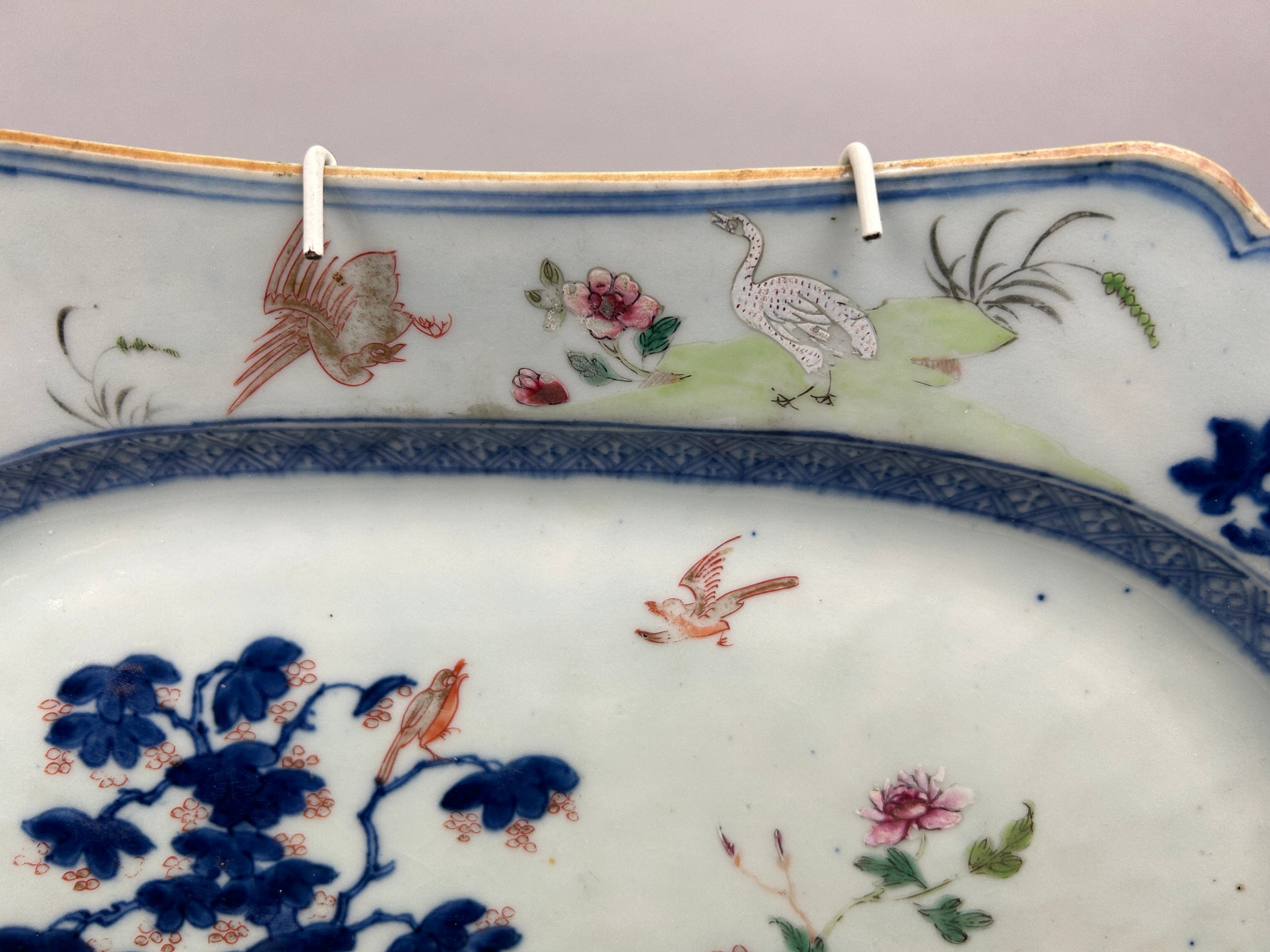 A CHINESE PORCELAIN PART DINNER SERVICE, QIANLONG PERIOD CIRCA 1750, comprising a pair of meat - Image 7 of 11
