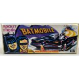 A CORGI TOYS 267 ROCKET FIRING BATMOBILE 1966, gloss black.