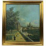 AFTER CANALETTO 'The Thames from Somerset House looking towards the city' Ganymed Reproduction print