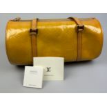 A LOUIS VUITTON MONOGRAM VERNIS PAPILLON BEDFORD HANDBAG, 30cm x 15cm x 15cm