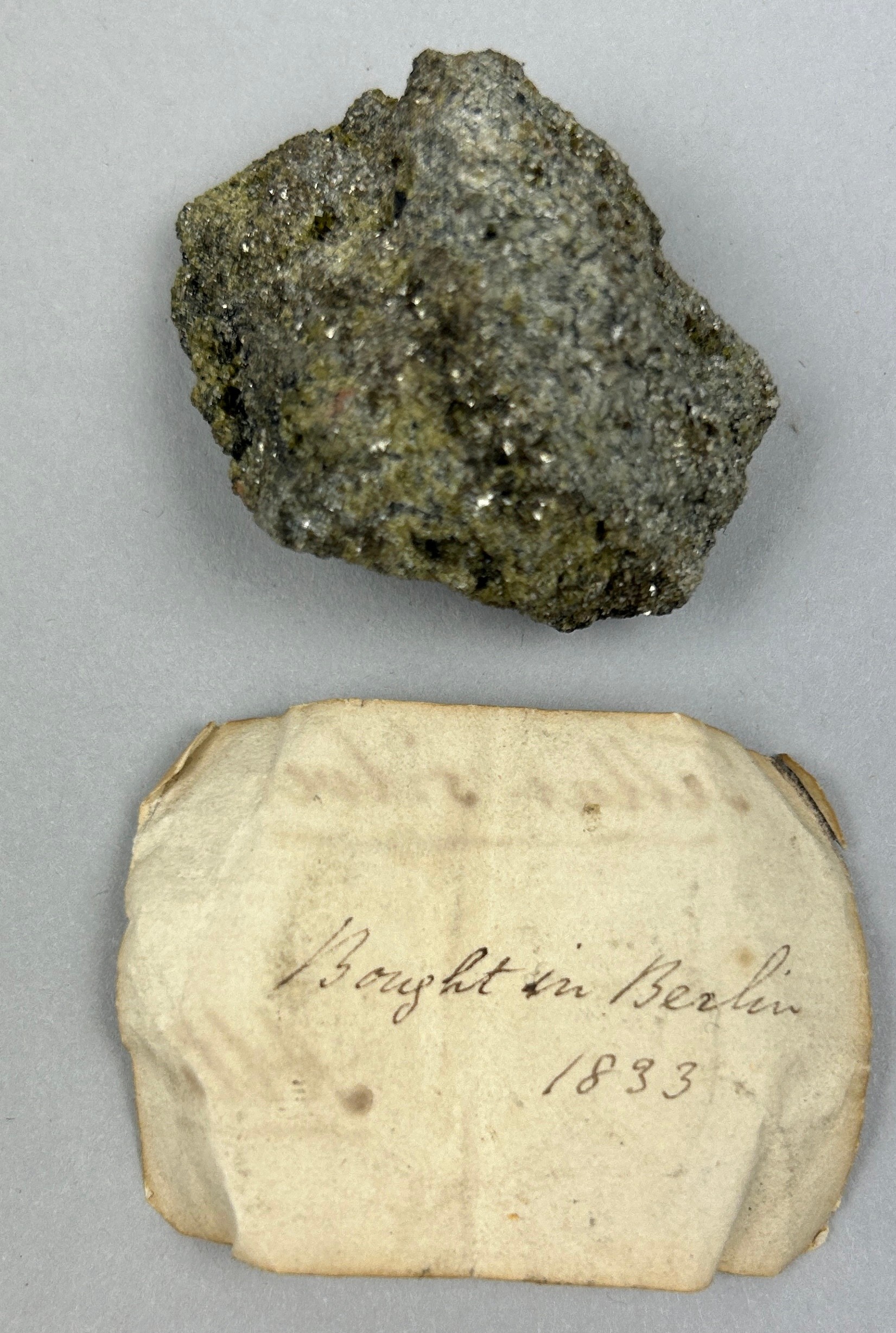 A RARE CABINET COLLECTION OF MINERALS CIRCA 1810-1860, including minerals probably collected by - Image 15 of 33