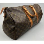 A LOUIS VUITTON HOLDALL BAG 50cm x 30cm x 23cm