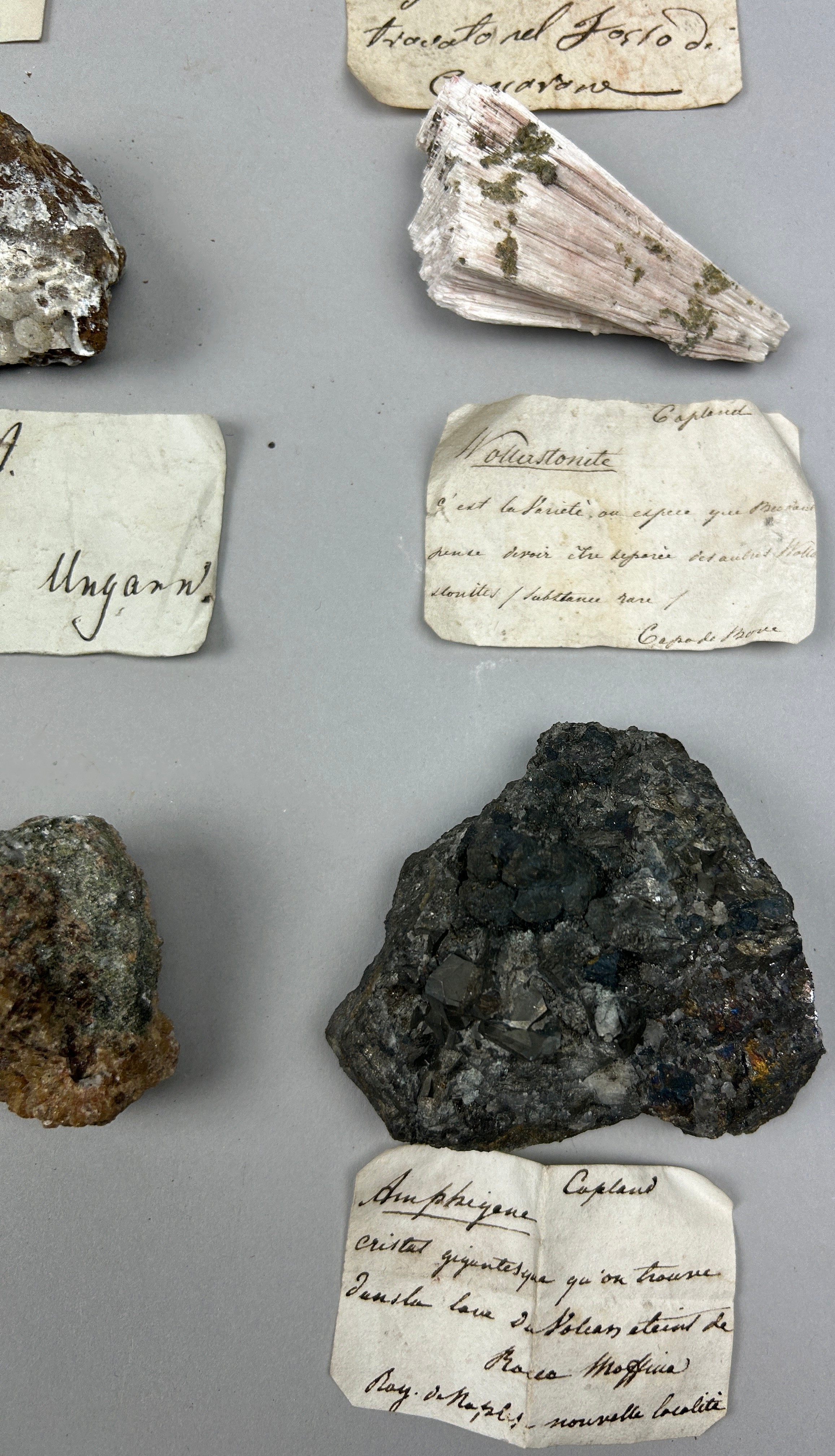 A RARE CABINET COLLECTION OF MINERALS CIRCA 1810-1860, including minerals probably collected by - Image 5 of 33