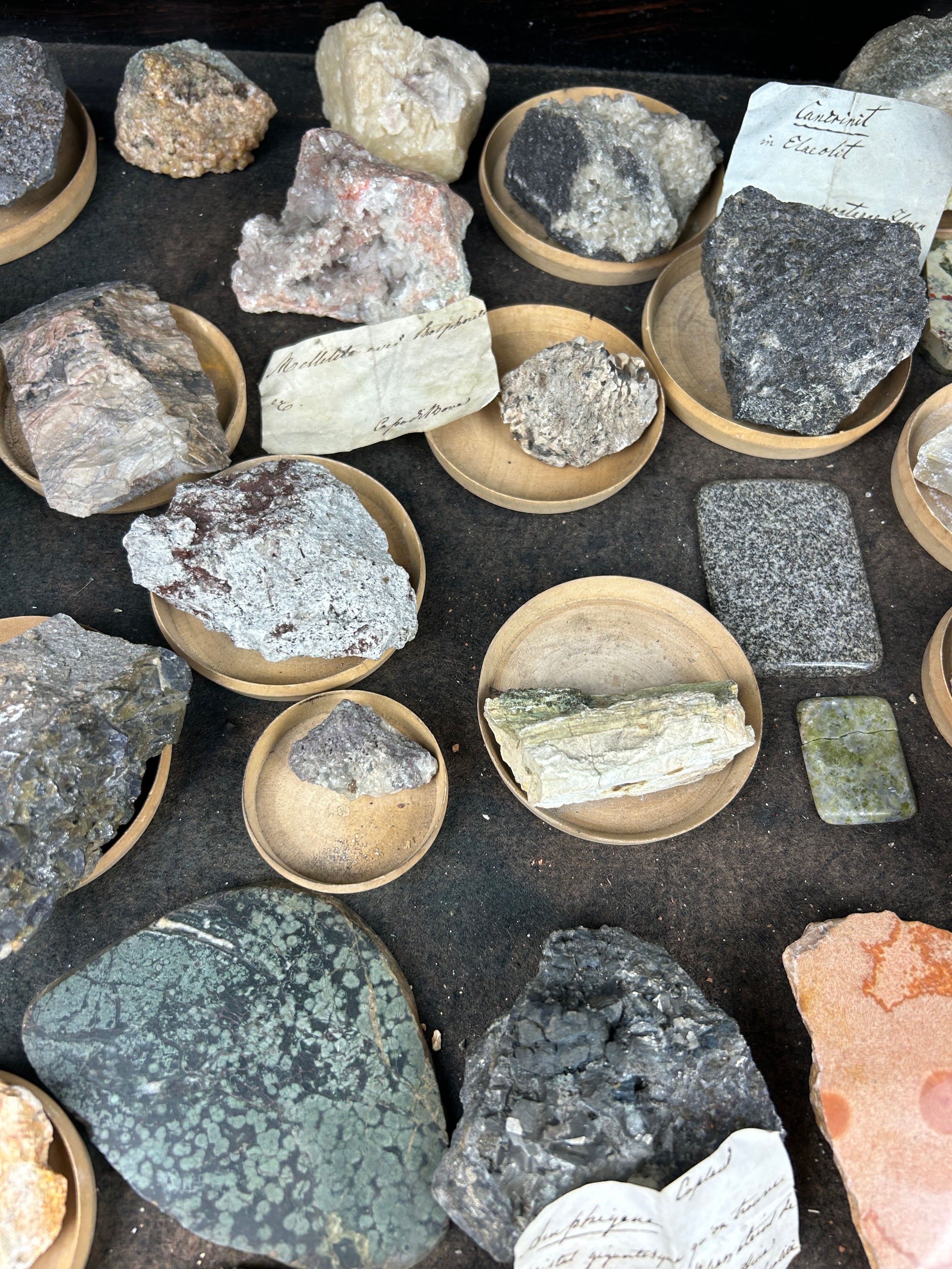 A RARE CABINET COLLECTION OF MINERALS CIRCA 1810-1860, including minerals probably collected by - Image 26 of 33