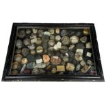 A RARE CABINET COLLECTION OF MINERALS CIRCA 1810-1860, including minerals probably collected by