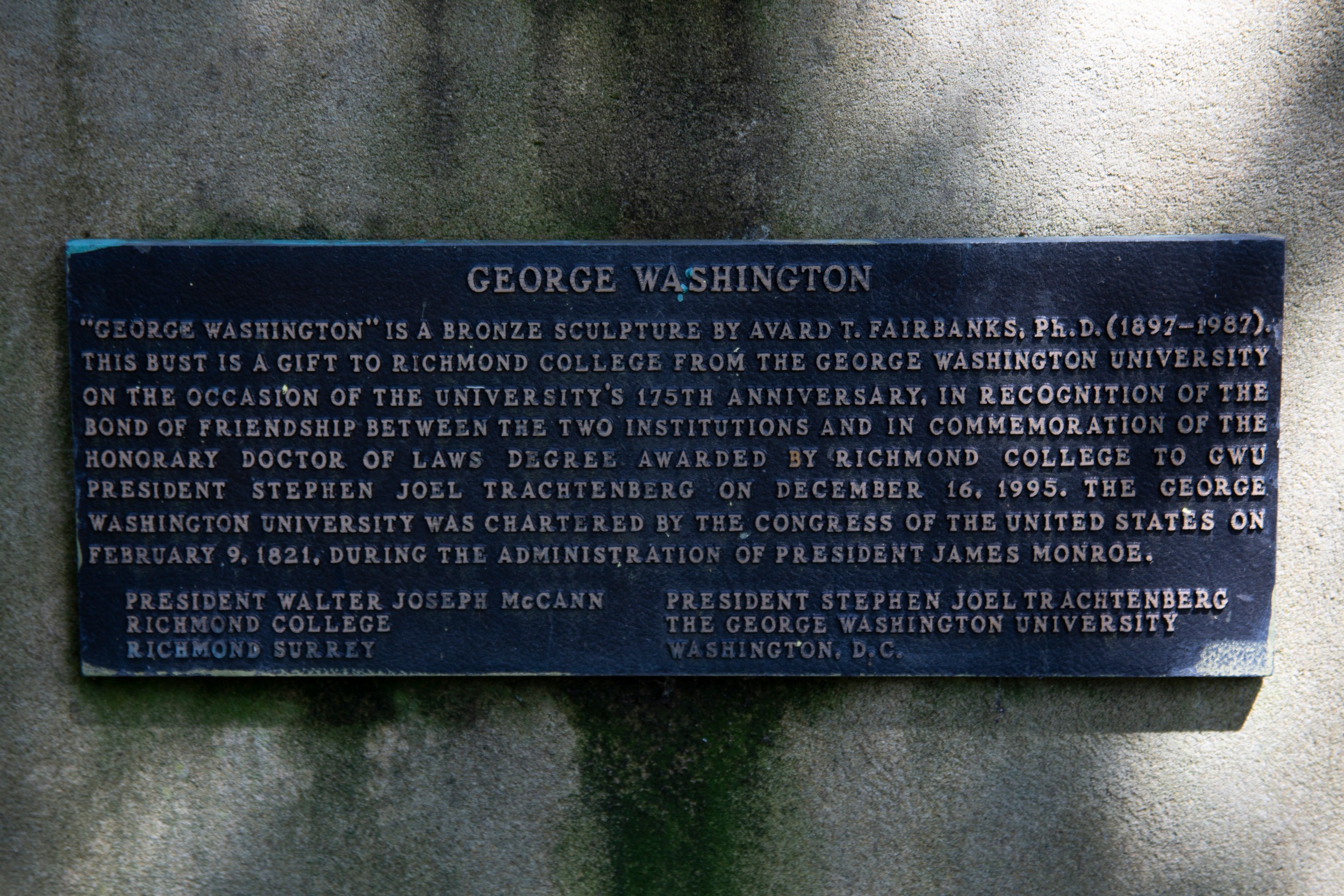 AVARD TENNYSON FAIRBANKS (1897-1987) ‘GEORGE WASHINGTON’ A Monumental Bronze Bust of America’s First - Image 5 of 10