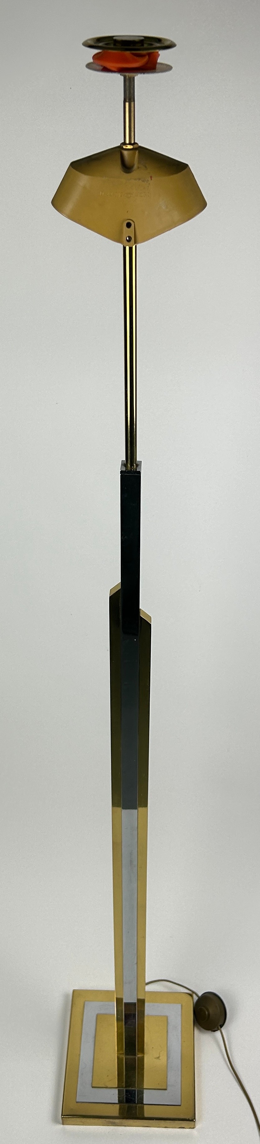 AN ATTRIBUTED TO WILLY RIZZO SKYSCRAPER FLOOR STANDING LAMP