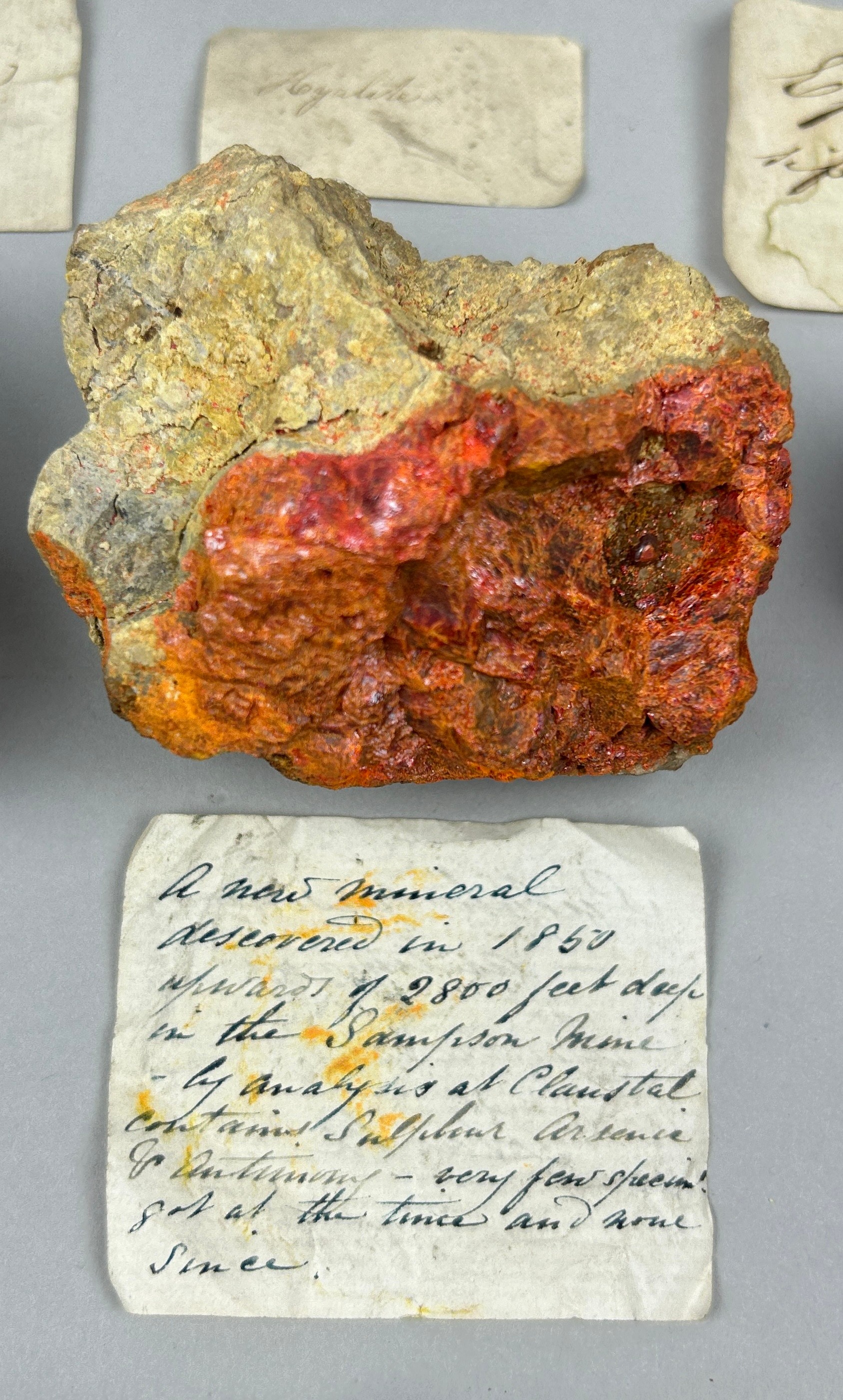 A RARE CABINET COLLECTION OF MINERALS CIRCA 1810-1860, including labels for some very important - Image 4 of 30