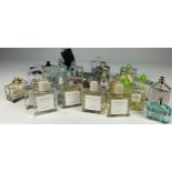A COLLECTION OF PARTIALLY USED DESIGNER PERFUME BOTTLES, to include Chanel, Issey Miyake, All saints