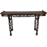 A LARGE CHINESE ALTAR TABLE **Please note that this lot is stored at an offsite location near