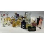 A COLLECTION OF PARTIALLY USED PERFUMES, to include Gucci, Kenzo, Lacoste and more (Qty) **Please