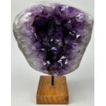 A MEXICAN AMETHYST GEODE, High grade amethyst cluster from Mexico.