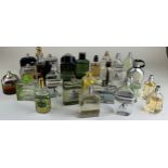 A COLLECTION OF PARTIALLY USED DESIGNER PERFUME BOTTLES, to include Paco Rabanne, Armani and Yardley
