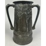DAVID VEASEY FOR LIBERTY AND CO 'FOR OLD TIME SAKE' TWIN HANDLED LOVING CUP, engraved for 'Ruby