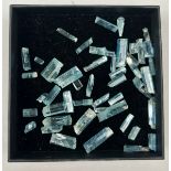 A LARGE COLLECTION OF AQUAMARINE, From the Than-Hoa province in Vietnam Total weight: 25gms