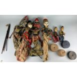 A COLLECTION OF TRIBAL DOLLS AND FIGURES (Qty) Some need reattaching, but parts are present.