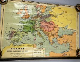THREE 1930's GEOGRAPHICAL MAPS, to include one by Phillip's and Son's (3)