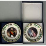 TWO ROYAL WORCESTER DISHES FROM THE 'REMEMBER NELSON COLLECTION' (2), Depicting Admiral Lord