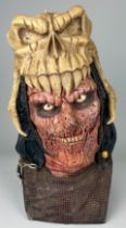 A REALISTIC HORROR MASK OF A SCI-FI ZOMBIE