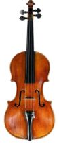 A FINE AND INTERESTING VIOLIN, POSSIBLY ITALIAN Labelled indistinctly. Length of back: 354mm Body