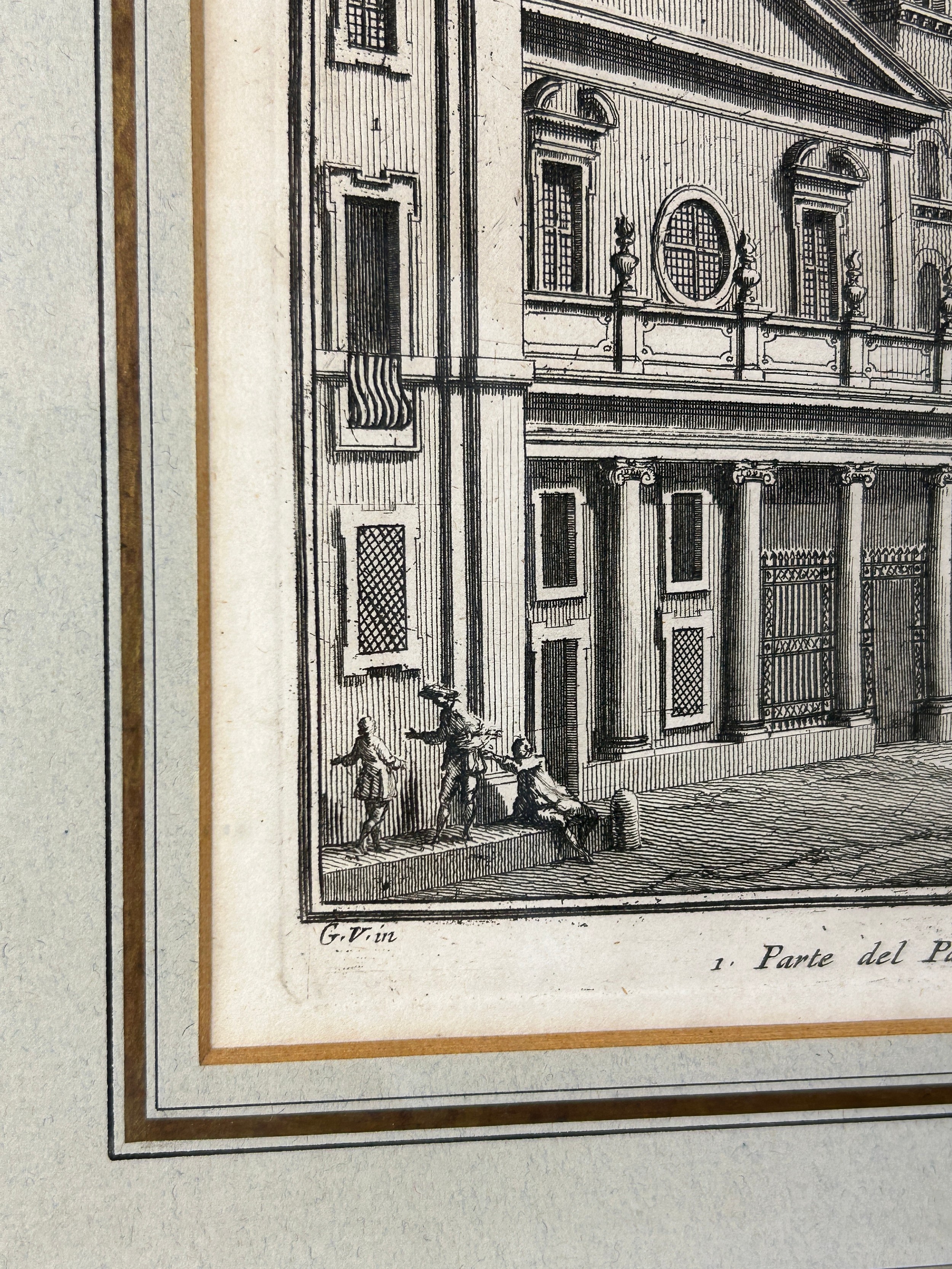 GIUSEPPE VASI (1710-1782) ENGRAVING 105 FROM 'VEDUTE DI ROMA', Christie’s stencil to verso 32cm x - Image 3 of 6