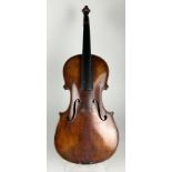 A GERMAN VIOLIN EARLY 20TH CENTURY, Unlabelled. Length of back: 360mm