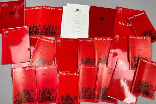 A COLLECTION OF ROYAL OPERA HOUSE PAMPHLETS FROM VARIOUS PERFORMANCES IN 1980s and later (Qty)