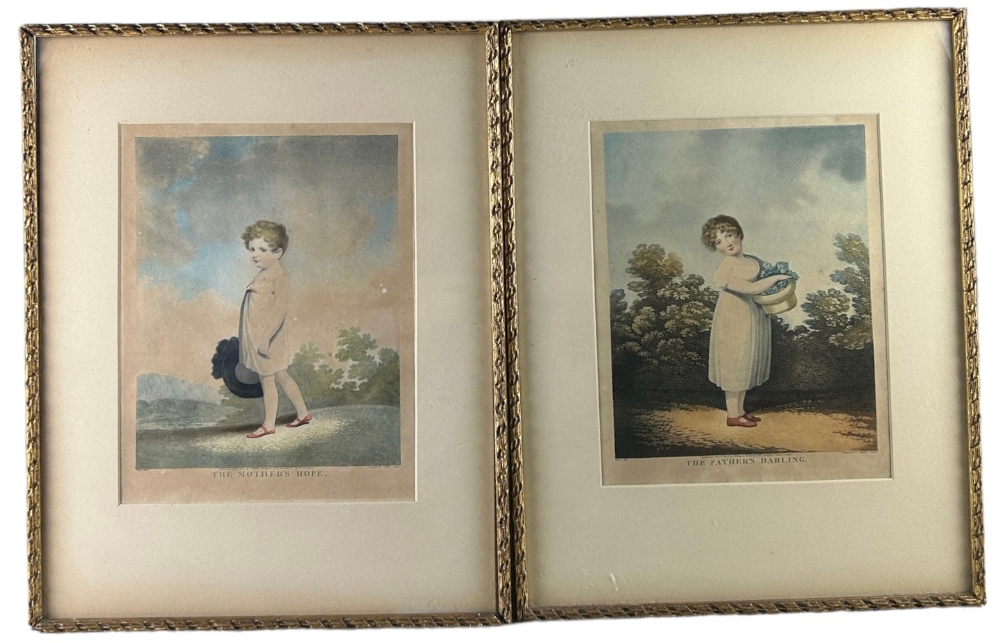 AFTER ADAM BUCK (1759-1833) THE MOTHER'S HOPE; THE FATHER'S DARLING (2) A pair of stipple