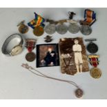 A COLLECTION OF VARIOUS MEDALS AWARDED TO A GENTLEMAN FOR BEING 'DRUNK AND REFUSING TO FIGHT', Along