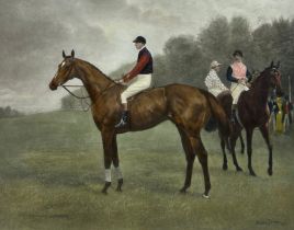 AFTER ADRIAN JONES (1845-1938) PRINT OF THE 'DIAMOND JUBILEE' HORSE PUBLISHED BY CLIFFORD AND CO,