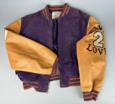 A VINTAGE MOSCHINO BOMBER JACKET