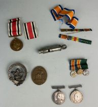 A COLLECTION OF MEDALS AND MINIATURES AWARDED TO LIEUT GEORGE BROWN TO INCLUDE THE CEYLON