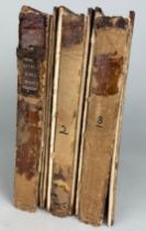 JAMES PARKINSON (1755-1824) ORGANIC REMAINS OF A FORMER WORLD 1804-1811 THREE VOLUMES FIRST EDITIONS