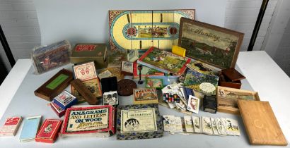 AN ASSORTMENT OF EARLY 20TH CENTURY GAMES: To include card games by Jacques of London, J W Spear &