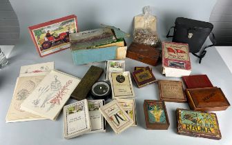 AN ASSORTMENT OF EARLY 20TH CENTURY GAMES, to include Escalado, a collection of hand drawn botanical
