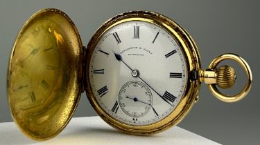 AN 18CT GOLD POCKET WATCH MOVEMENT BY PENLINGTON AND BATTY OF LIVERPOOL, Weight 109gms Marked with a