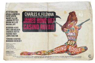 A JAMES BOND CASINO ROYALE BELGIAN FILM POSTER 1967 54cm x 36cm