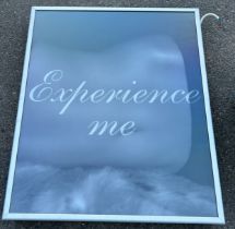 AGENT PROVOCATEUR: A LIGHT BOX 'EXPERIENCE ME' 89cm h X 70cm w