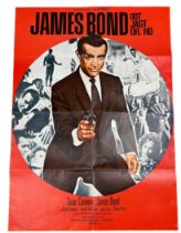 A JAMES BOND DR. NO (1962) GERMAN FILM POSTER 80cm x 57cm