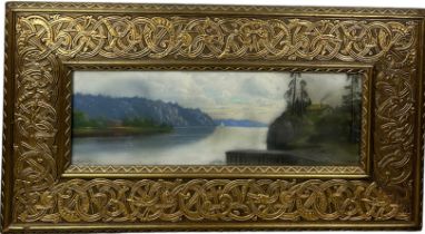 PETER CARL HALLBERG (SWEDISH, 1809 - 1879), 'SWEDISH LANDSCAPE', pastel on card, signed '