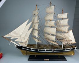 A CUTTY SARK SHIP, 66cm w x 87cm w