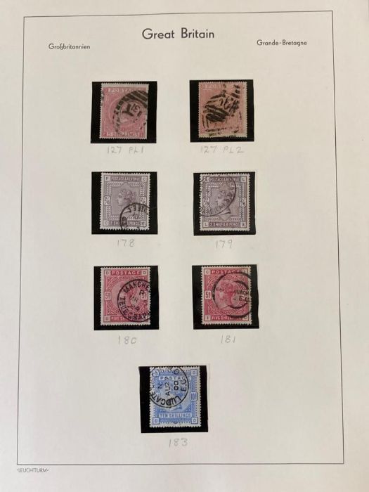 1855-1901 Victorian surface print stamps to include the high value 1883 to 1900 issue. - Image 7 of 7