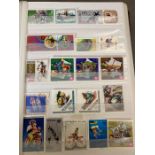 A single album with an extensive collection of commemorative world stamps