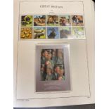 An album of Queen Elizabeth II 2005 to 2008 commemorative stamps