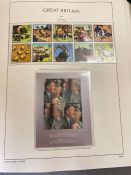 An album of Queen Elizabeth II 2005 to 2008 commemorative stamps