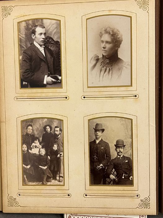 A Victorian photograph album - Image 2 of 5