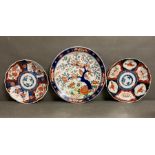 A selection of three Imari 19th Century Chinese plates