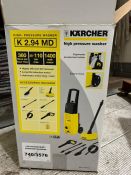 A Karcher pressure washer